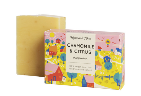 Helemaal Shea: Chamomile & Citrus Shampo (Champú sólido manzanilla y cítricos)