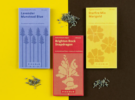 Piccolo: Semillas flores polinizadoras - Varios tipos - 50% descuento