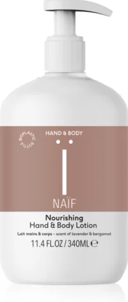 Naïf: Hand & Body Lotion (Loción corporal nutritiva) - 20% descuento