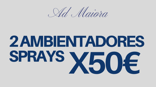 AD MAIORA : 2 AMBIENTADORES SPRAYS X 50€ (25€/U)