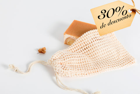 Avril: Washing Net in Organic Cotton (Red de lavado de algodón orgánico) - 30% descuento