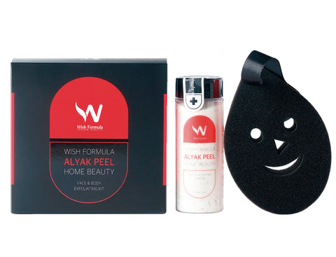Wish Formula: Alyak exfoliating kit (Kit exfoliante cara y cuerpo) - 25% de descuento