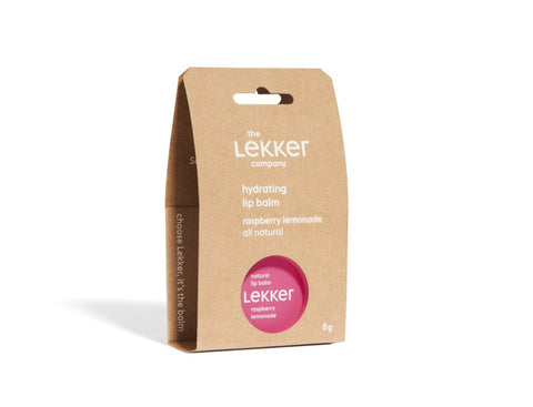 Lekker: Raspberry lemonade lip balm (Bálsamo de labios) - 20% de descuento