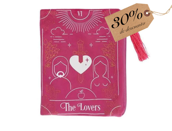Green Tree Candle: Bolsa de tela con cremallera - The Lovers - 30% descuento