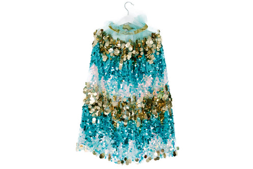 Pelliani: Capa de lentejuelas Aqua (infantil) - 20% descuento