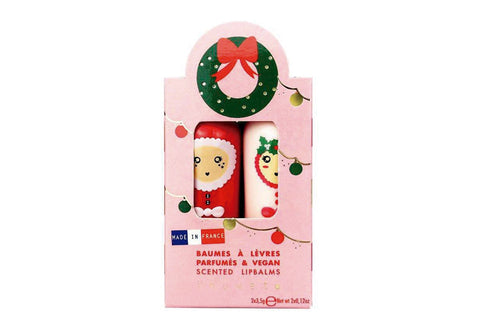 Inuwet: Set de bálsamos de labios. Edición limitada Navidad.  25% de descuento