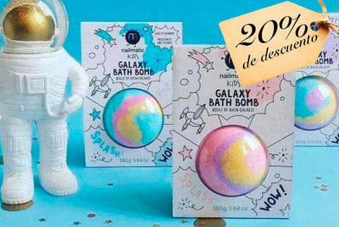 Nailmatic Kids: Galaxy Bath Bomb (Bombas de baño) - 20% descuento