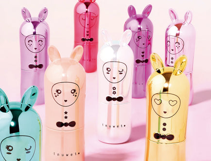 Inuwet: Bálsamos de labios metalizados nacarados (Varios aromas) - 25% de descuento