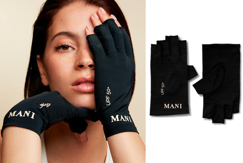 Mani: Guantes UPF50+- Protectores para manicuras con lámpara - 50% descuento