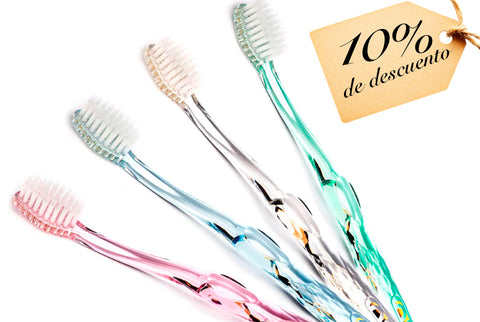 Nano-B: Cepillo de dientes con cerdas de plata (Dureza media) - 10% descuento