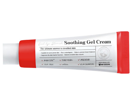 Mizon: Goodbye Blemish Soothing Gel Cream (Crema-gel calmante facial) - 25% de descuento