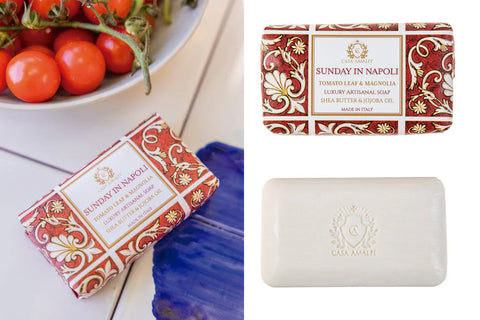 Casa Amalfi: Jabón Sunday in Napoli (Hojas de tomatera y Magnolia) - 25% descuento