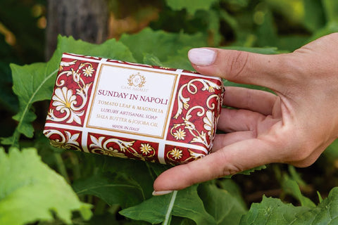 Casa Amalfi: Jabón Sunday in Napoli (Hojas de tomatera y Magnolia) - 25% descuento