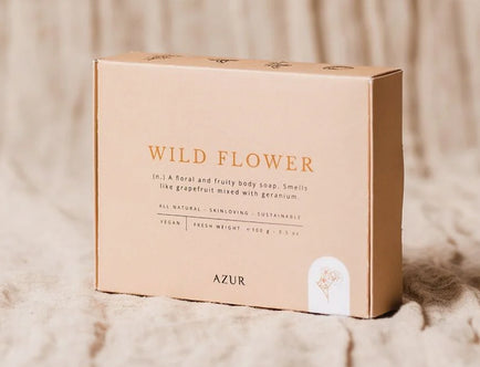 Azur: Wild Flower jabón - 15% descuento
