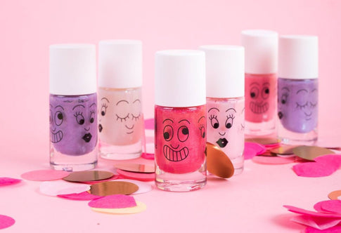 Nailmatic Kids: Vernis Enfant base Eau - Transparent Pailleté (Esmaltes infantiles a base de agua -50% descuento