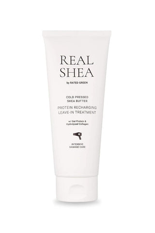 Rated Green: Real Shea Protein Recharging Leave-in Treatment (Tratamiento intensivo para cabello seco y dañado)