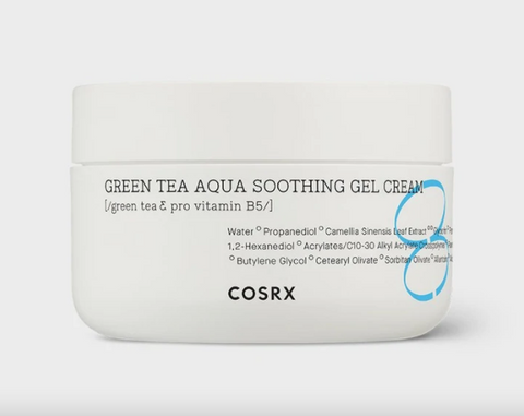 COSRX: Green Tea Aqua Soothing Gel Cream (Crema en gel) - 50% de descuento