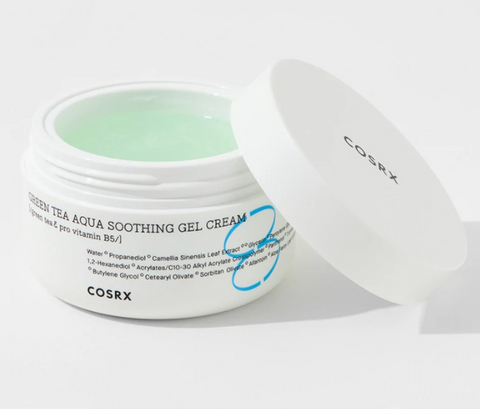 COSRX: Green Tea Aqua Soothing Gel Cream (Crema en gel) - 50% de descuento
