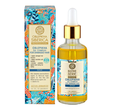 Natura Siberica: Oil Complex For Damaged  Hair (Complejo de aceites para cabello dañado) - 15% de descuento