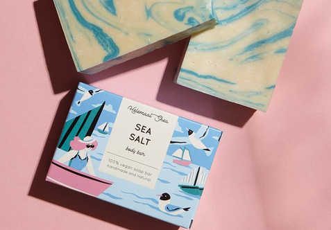 Helemaal Shea: Sea Salt soap (Jabón de Sal Marina)