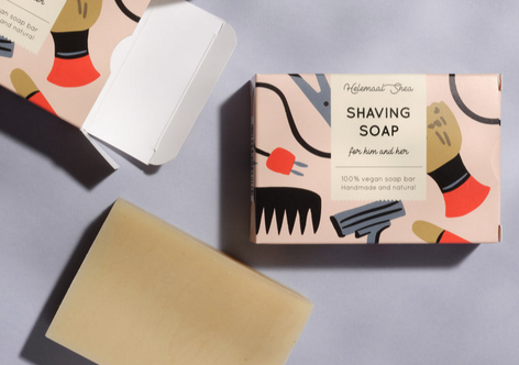 Helemaal Shea: Shaving Soap (Jabón de afeitar) - 20% descuento