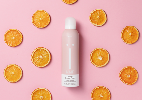 Naïf: Bloom Shower Foam (Espuma de Ducha Nutritiva con Jazmín y Naranja) - 15% descuento
