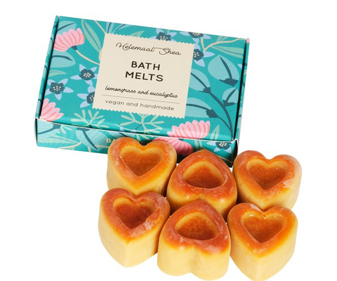 Helemaal Shea: Bath Melts - Lemondgrass & Eucalyptus (Aceite de baño sólido de Lemondgrass y Eucalipto) - 50% descuento