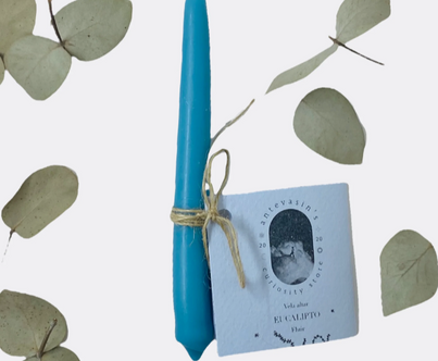 Antevasin's: Vela ritual celeste EUCALIPTO (fluir) - 20% descuento