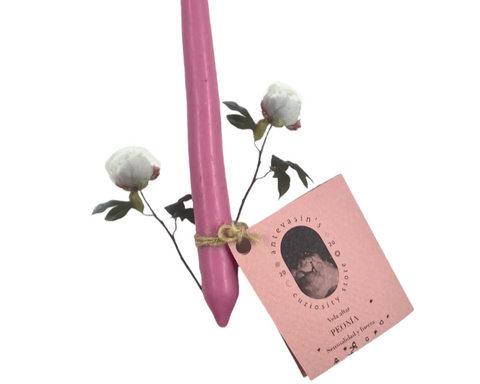 Antevasin's: Vela ritual rosa PEONIA (fuerza y sensualidad) - 20% descuento