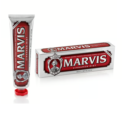 Marvis: Cinnamon Mint (Pasta de dientes con sabor a canela y menta)
