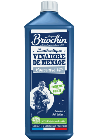 Jacques Briochin: L'Authentique Vinaigre de Mènage concentré 14º  (Vinagre de limpieza)