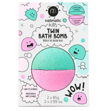 Nailmatic Kids: Twin Bath Bomb (Bombas de baño duo) - 20% descuento