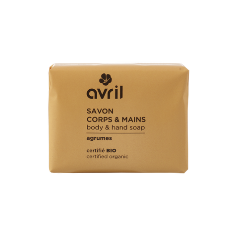 Avril: Savon Corps & Mains (Jabón sólido para cuerpo y manos) Varios tipos.