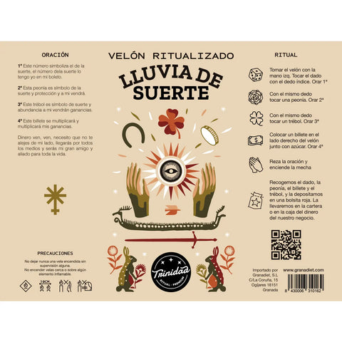 Trinidad: Velas ritualizadas (Varios tipos)