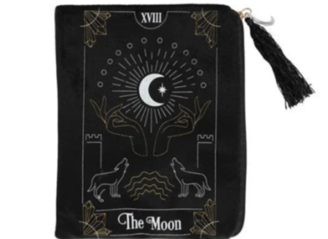 Green Tree Candle: Bolsa de tela con cremallera - The Moon