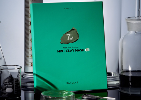 Barulab: 7-in-1 Total Solution Mint Clay Mask (Mascarilla de tejido purificante con arcilla y extracto de menta)