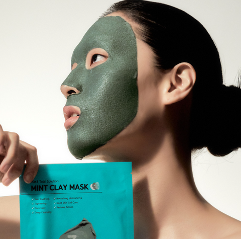 Barulab: 7-in-1 Total Solution Mint Clay Mask (Mascarilla de tejido purificante con arcilla y extracto de menta)