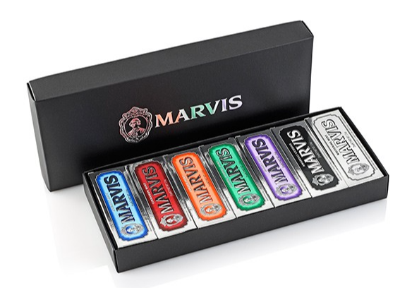 Marvis: Estuche Deluxe colección 7 sabores de 25ml.