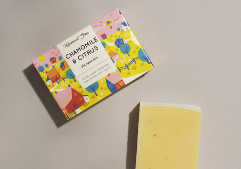 Helemaal Shea: Chamomile & Citrus Shampo (Champú sólido manzanilla y cítricos)