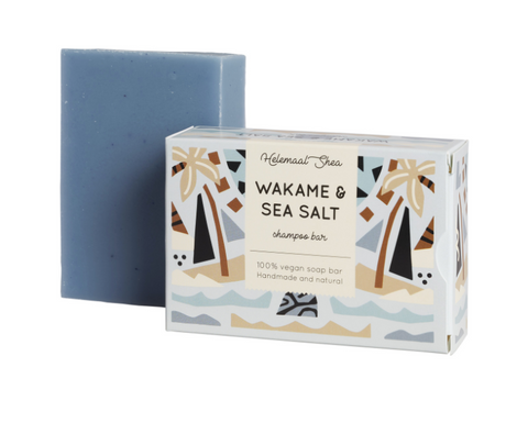 Helemaal Shea: Wakame & Seasalt Shampo - volume (Champú sólido wakame y sal de mar especial volumen)