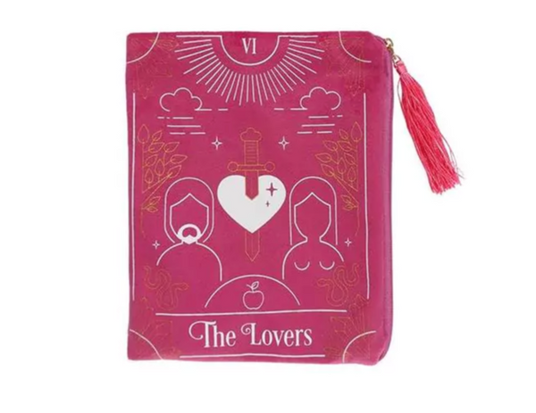 Green Tree Candle: Bolsa de tela con cremallera - The Lovers