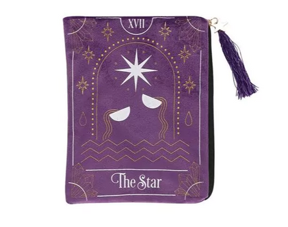 Green Tree Candle: Bolsa de tela con cremallera - The Star