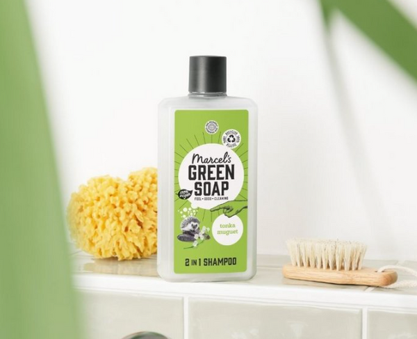 Marcel's Green Soap: 2in1 Shampoo Tonka & Muguet - varios formatos (Champú 2 en 1 de Tonka y Muguet)