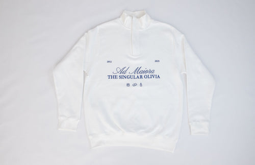 The Singular Olivia: Sudadera bordada Ad Maiora
