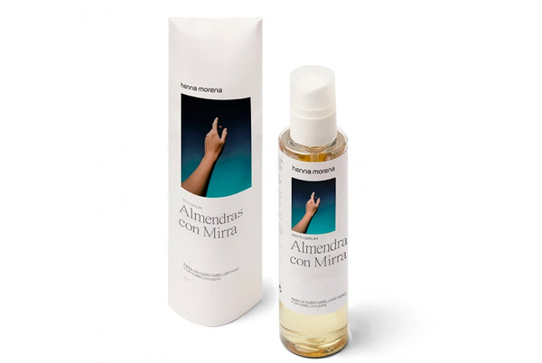 Henna Morena: Aceite capilar almendras y mirra (Especial fortalecedor)