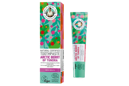 Babushka Agafia: Pasta de dientes Artic Berry (Pasta de dientes fortalecedora)
