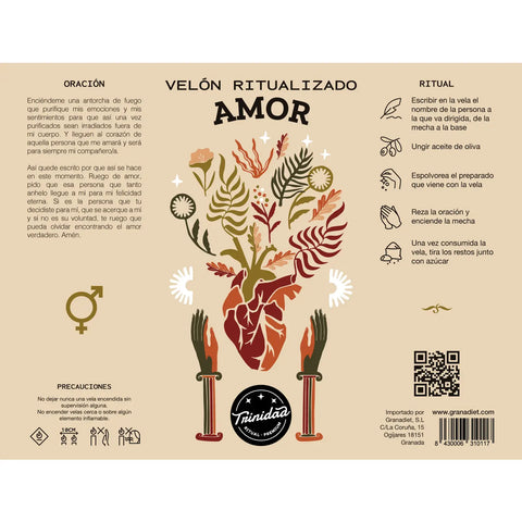 Trinidad: Velas ritualizadas (Varios tipos)