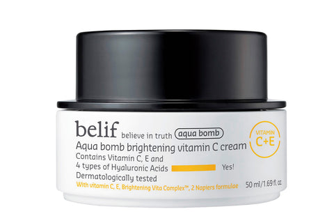 Belif: Aqua Bomb Brightening Vitamin C (Crema facial iluminadora)