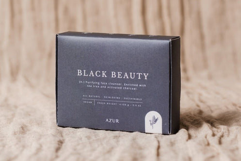 Azur: Black beauty jabón facial y corporal