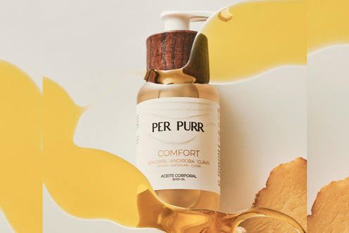 Per Purr: Aceite corporal Confort (Clavo, Andiroba & Jengibre)